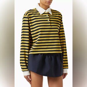 Miu Miu Long Sleeve Rugby Top
